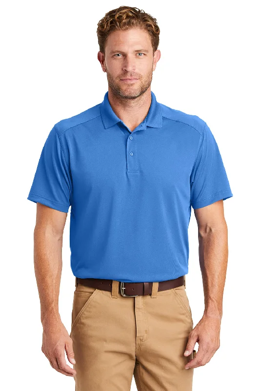 Relaxed Modern Relaxed Styles CornerStone Mens Select Moisture Wicking Short Sleeve Polo Shirt - Lake Blue Relaxed Modern Relaxed Styles CornerStone Mens Select Moisture Wicking Short Sleeve Polo Shirt - Lake Blue