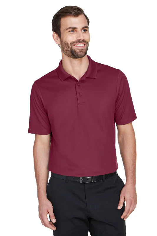 Understated Rugged Elegant Outfits Devon & Jones Mens CrownLux Performance Moisture Wicking Short Sleeve Polo Shirt - Burgundy Understated Rugged Elegant Outfits Devon & Jones Mens CrownLux Performance Moisture Wicking Short Sleeve Polo Shirt - Burgundy