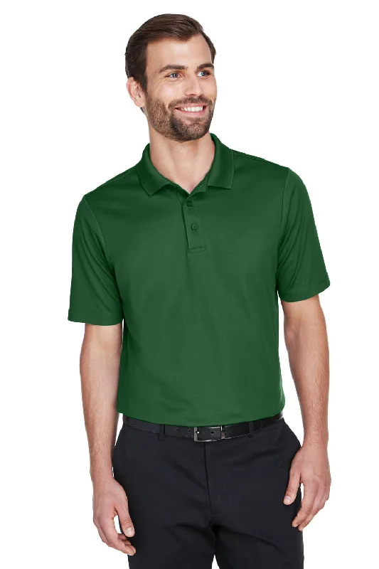 Smart Minimal Smart Suits Devon & Jones Mens CrownLux Performance Moisture Wicking Short Sleeve Polo Shirt - Forest Green Smart Minimal Smart Suits Devon & Jones Mens CrownLux Performance Moisture Wicking Short Sleeve Polo Shirt - Forest Green