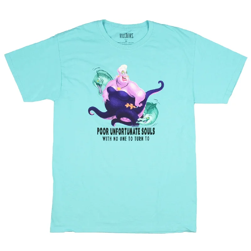 Chic Rebel Smart Casual Disney Villains Men's Ursula Poor Unfortunate Souls T-Shirt