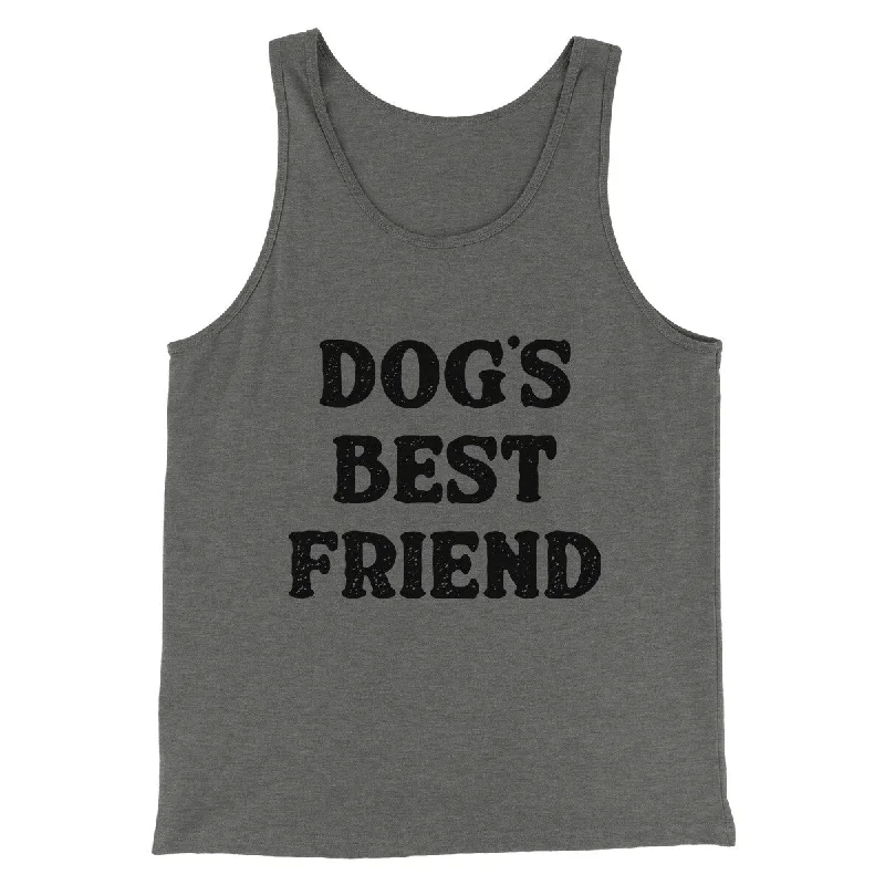 Minimalist Rebel Fresh Outfit Dog’s Best Friend Men/Unisex Tank Top