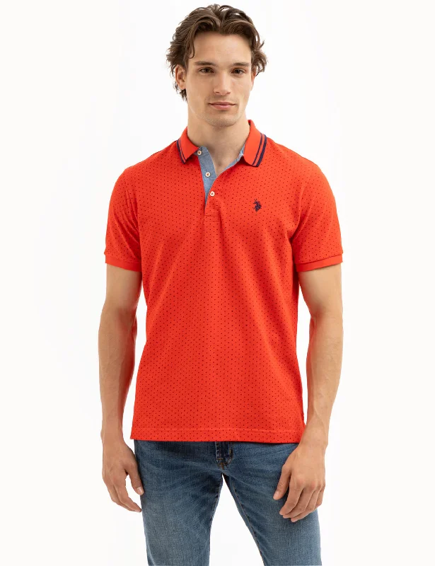 Chic Rebel Chic Outfits DOT PRINT POLO SHIRT
