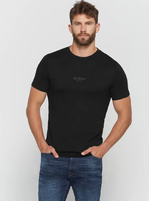 Urban Polished Bold Designs Eco Black Aidy Logo T-Shirt