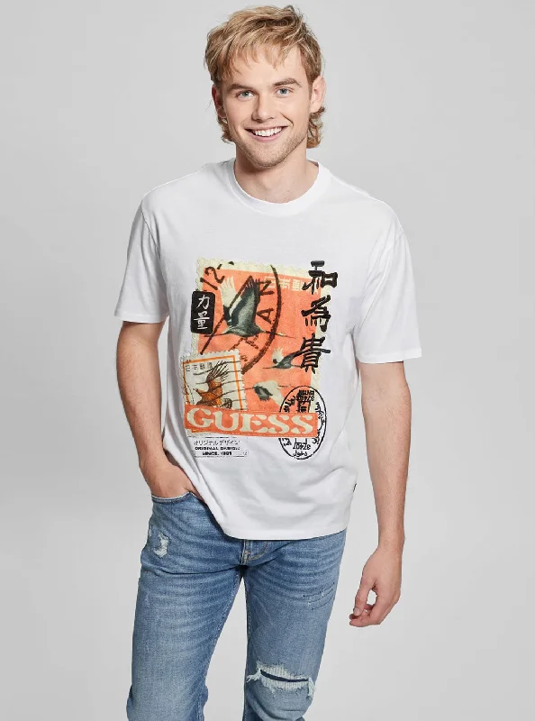 Modern Cool Outdoor Apparel Eco White Arrival Date T-Shirt