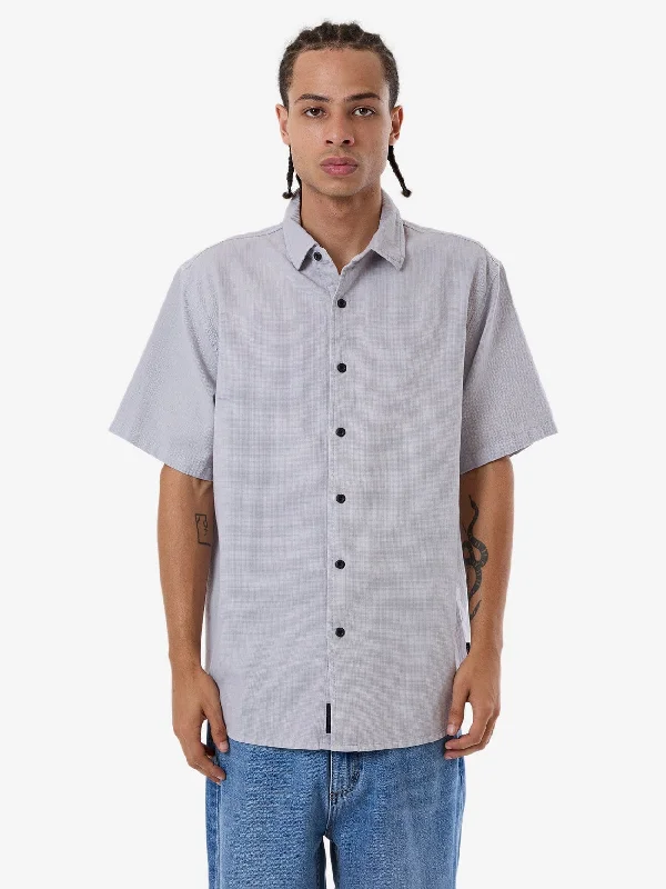 Relaxed Chic Smart Pants Endless Thrills Short Sleeve Shirt - Iceberg