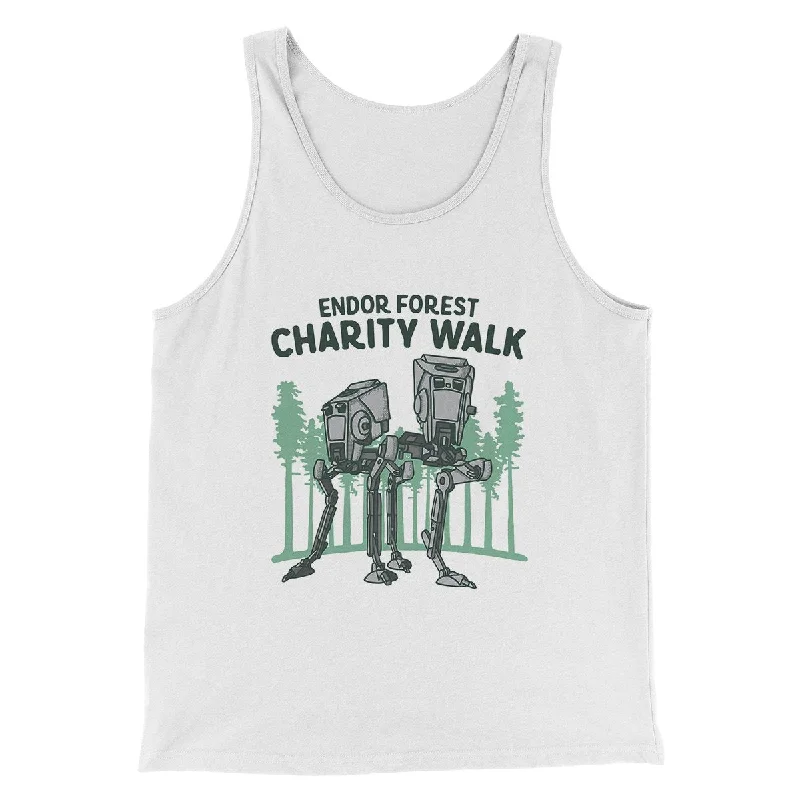 Smart Rugged Versatile Wear Endor Forest Charity Walk Funny Movie Men/Unisex Tank Top Smart Rugged Versatile Wear Endor Forest Charity Walk Funny Movie Men/Unisex Tank Top
