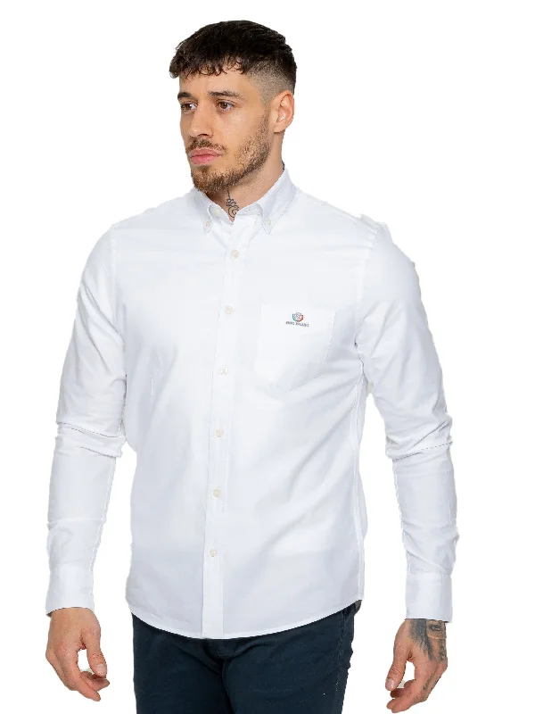 Minimal Polished Trendy Shoes Enzo | Mens Regular Fit Oxford Shirt