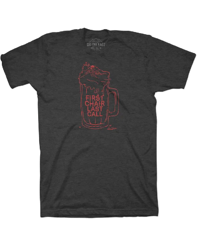 Heritage Cool Fall Fashion First Chair Last Call Tee - Charcoal