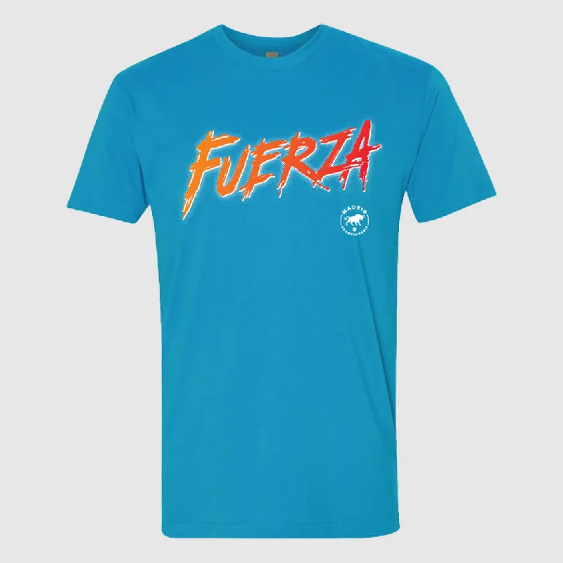 Timeless Minimal Everyday Apparel Fuerza T-Shirt (MAD-Turquoise)