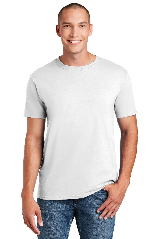 Relaxed Street Trendy Tees Gildan Softstyle T Shirt White