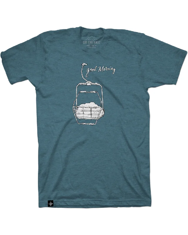 Timeless Smart Designer Casuals Good Morning Tee - Indigo