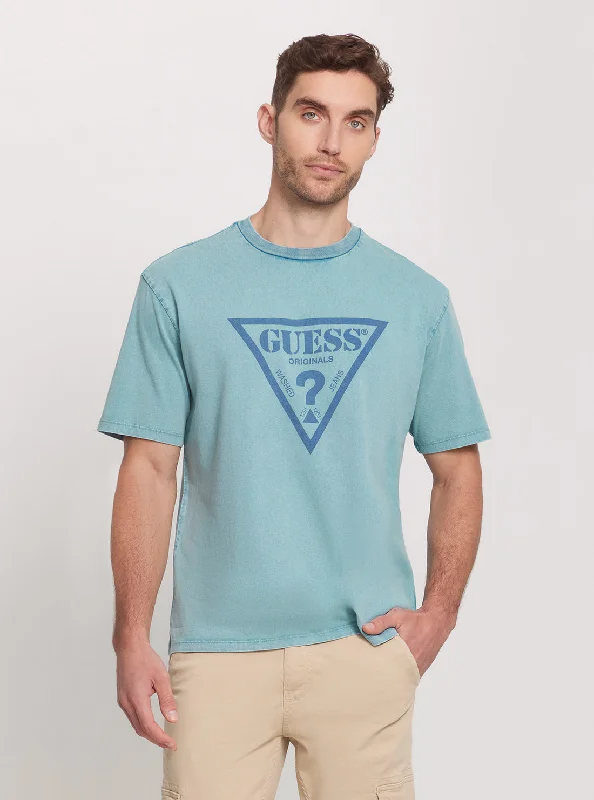 Understated Rugged Modern Clothing Guess Originals Blue Vintage T-Shirt