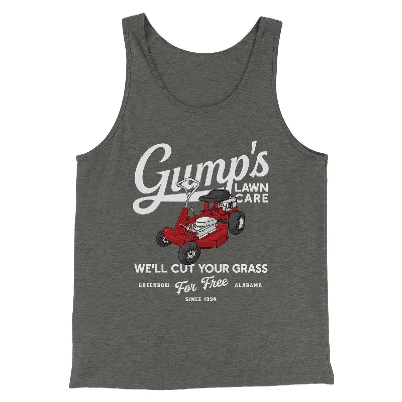 Rugged Rebel Stylish Casuals Gump's Lawn Service Funny Movie Men/Unisex Tank Top