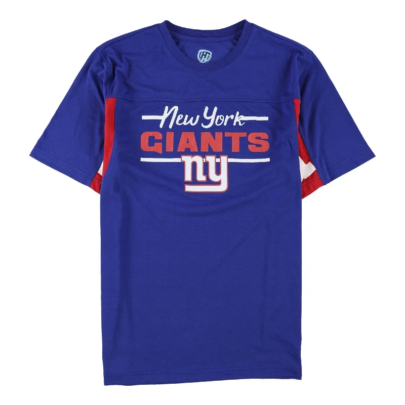 Classic Cool Casual Wear Hands High Mens New York Giants Graphic T-Shirt, Blue, Large Classic Cool Casual Wear Hands High Mens New York Giants Graphic T-Shirt, Blue, Large