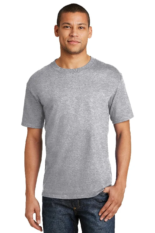 Smart Edge Weekend Gear Hanes Beefy Cotton T Shirt 5180 Light Steel