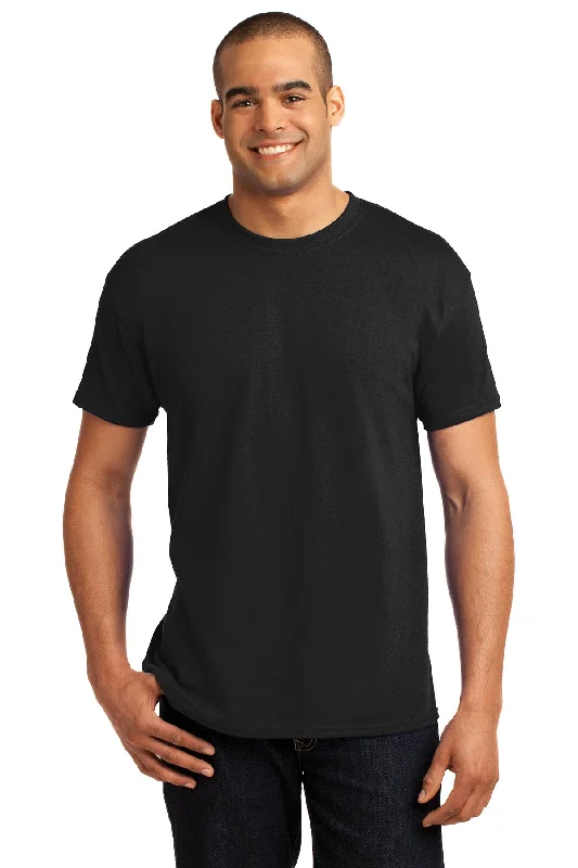 Classic Rugged Relaxed Styles Hanes Ecosmart 50 50 Cotton/Poly T Shirt 5170 Black