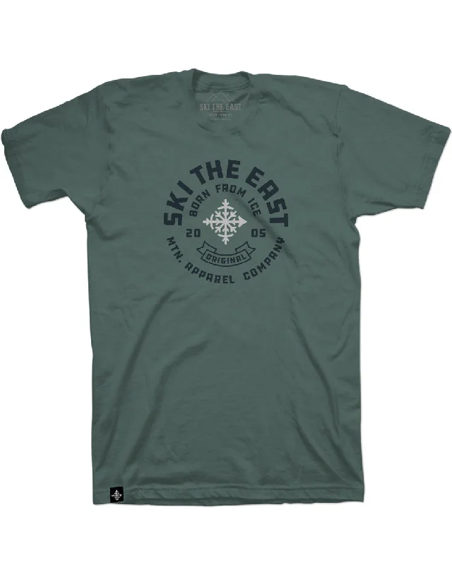 Modern Edgy Stylish Jeans Icon Tee - Pine