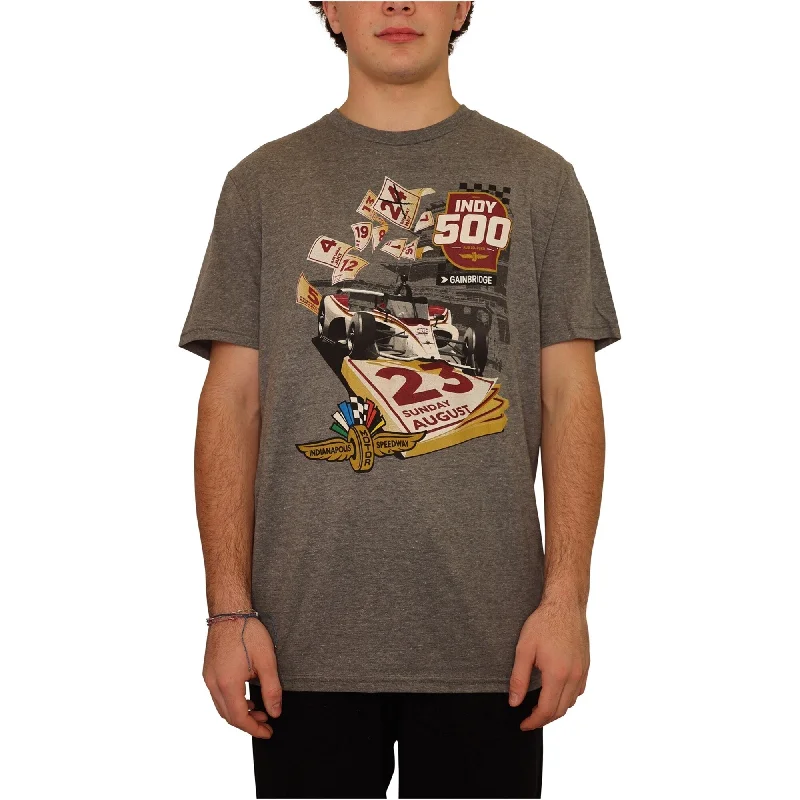 Sleek Heritage Classic Styles Indy 500 Mens August Calendar Graphic T-Shirt