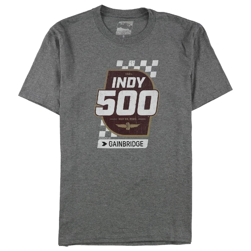 Monochrome Minimal Winter Outfits INDY 500 Mens Distressed Print Graphic T-Shirt, Grey, Small Monochrome Minimal Winter Outfits INDY 500 Mens Distressed Print Graphic T-Shirt, Grey, Small