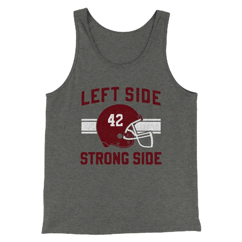 Retro Edge Functional Wear Left Side Strong Side Funny Movie Men/Unisex Tank Top
