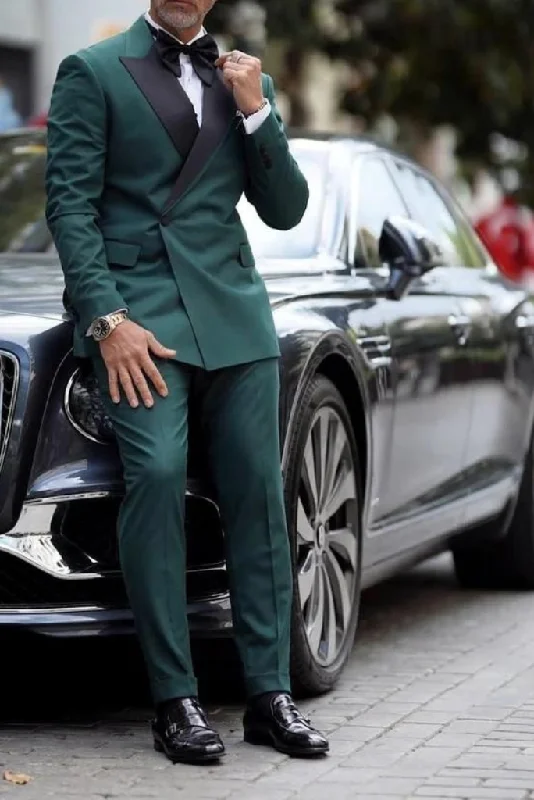 Rugged Edge Smart Wear Men 2 Piece Suit Green Tuxedo, Wedding Suit, Slim Fit Suits, Formal Fashion Suit-Gift For Him Rugged Edge Smart Wear Men 2 Piece Suit Green Tuxedo, Wedding Suit, Slim Fit Suits, Formal Fashion Suit-Gift For Him
