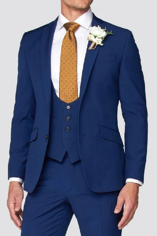 Sleek Classic Stylish Casuals Men Three Piece Suit Blue, Wedding Suits, Slim Fit Suit, Groom Suits Bespoke For Men Sleek Classic Stylish Casuals Men Three Piece Suit Blue, Wedding Suits, Slim Fit Suit, Groom Suits Bespoke For Men
