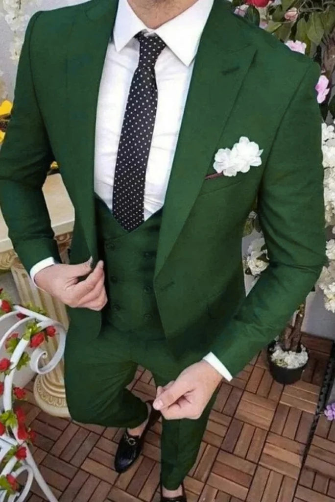 Monochrome Chic Comfort Jackets Men 3 Piece Suit Jade Green, Wedding Suit, Dinner Suit, Formal Fashion Suits Bespoke Tailoring Monochrome Chic Comfort Jackets Men 3 Piece Suit Jade Green, Wedding Suit, Dinner Suit, Formal Fashion Suits Bespoke Tailoring
