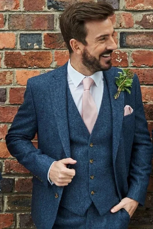 Sophisticated Luxe Premium T-shirts Men Blue Tweed Suit for wedding groomsmen Suit 3 Piece Suit Gift For men Slim Fit Suit wedding suit for Groom, men Wear Suit Sophisticated Luxe Premium T-shirts Men Blue Tweed Suit for wedding groomsmen Suit 3 Piece Suit Gift For men Slim Fit Suit wedding suit for Groom, men Wear Suit