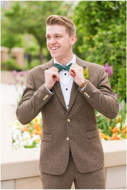 Contemporary Luxe Basic Essentials Men Brown Two Piece Winter Suit, Tweed Suits, Formal Wedding Suit, Dinner Suit, Party Wear Suit Contemporary Luxe Basic Essentials Men Brown Two Piece Winter Suit, Tweed Suits, Formal Wedding Suit, Dinner Suit, Party Wear Suit