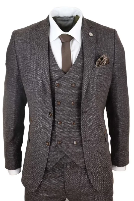 Relaxed Edge Smart Suits Men Brown Winter Wedding Tweed Three Piece Suit, Formal Fashion suit, Dinner Suit, Party Wear Suit Relaxed Edge Smart Suits Men Brown Winter Wedding Tweed Three Piece Suit, Formal Fashion suit, Dinner Suit, Party Wear Suit