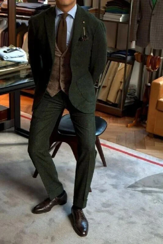 Modern Relaxed Denim Looks Men green tweed suit beach wedding suit groom wear suit prom suit for men dinner suit winter men suit herringbone suit Christmas gift Modern Relaxed Denim Looks Men green tweed suit beach wedding suit groom wear suit prom suit for men dinner suit winter men suit herringbone suit Christmas gift