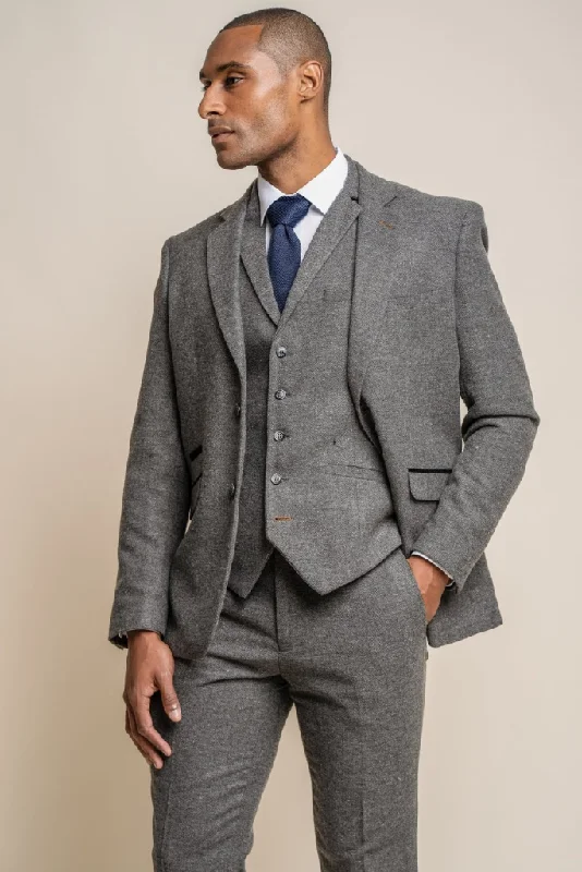 Contemporary Rugged Comfort Clothes Men's 3 Piece Suit Grey Winter Tweed Suit Wedding Suit Slim Fit Suit Formal Party Wear Suit Prom Bespoke Tailoring Contemporary Rugged Comfort Clothes Men's 3 Piece Suit Grey Winter Tweed Suit Wedding Suit Slim Fit Suit Formal Party Wear Suit Prom Bespoke Tailoring