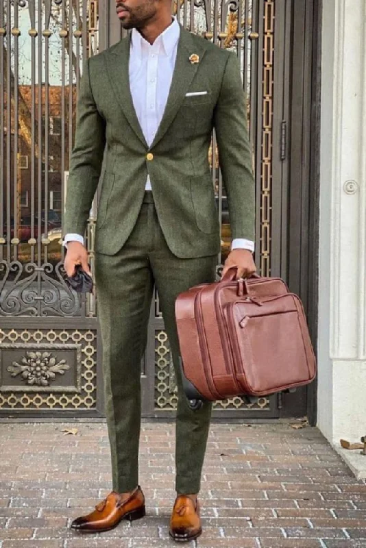 Understated Rugged Designer Pieces Men's Olive Green Woolen 2 Piece Suit Wedding Formal Fashion Wear Dinner Suit, Party Suit Slim Fit suits, Bespoke For Men Understated Rugged Designer Pieces Men's Olive Green Woolen 2 Piece Suit Wedding Formal Fashion Wear Dinner Suit, Party Suit Slim Fit suits, Bespoke For Men