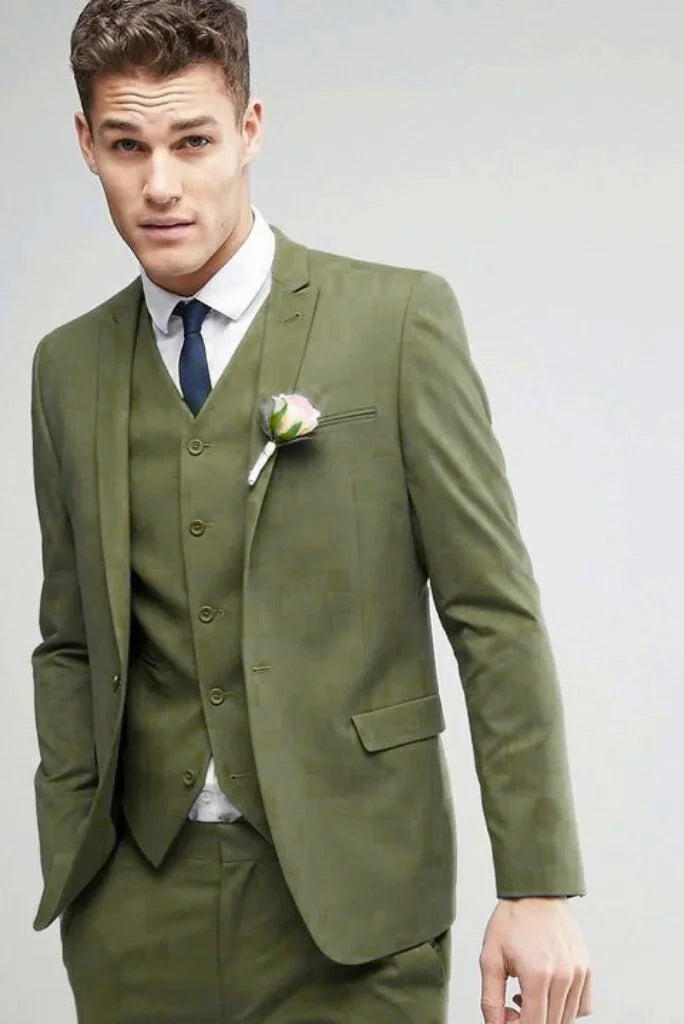 Monochrome Luxe Casual Attire Men Three Piece Pine Green Slim Fit Suit Wedding Suit, Dinner Suit, Party Suit, Formal Wear Bespoke For Men Monochrome Luxe Casual Attire Men Three Piece Pine Green Slim Fit Suit Wedding Suit, Dinner Suit, Party Suit, Formal Wear Bespoke For Men