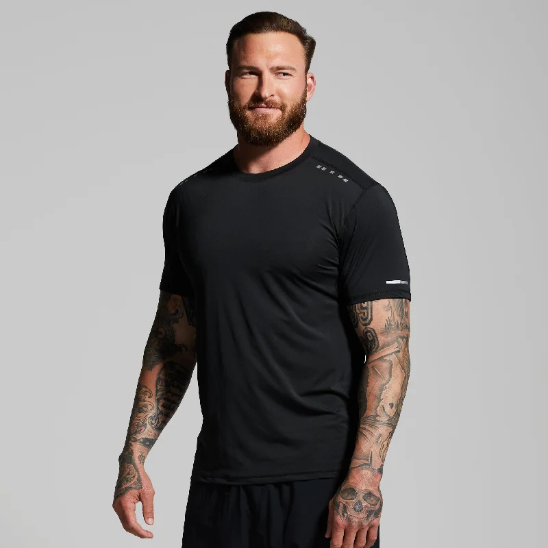 Polished Minimal Designer Casuals Men's Endurance Shirt (Black)