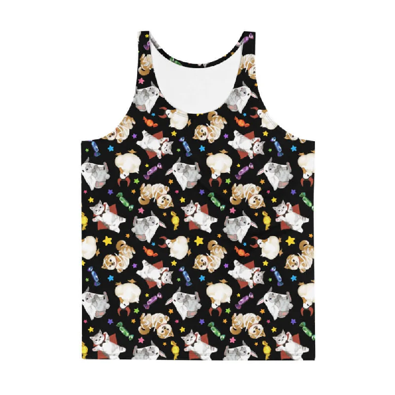 Modern Minimal Everyday Apparel Men's Trick or Treaters Tank Top