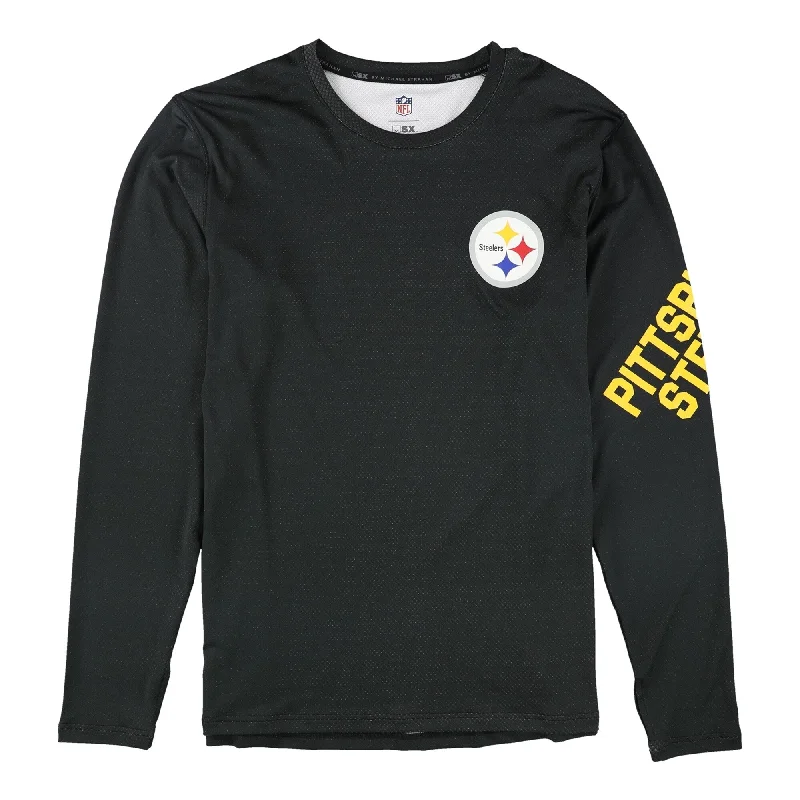 Classic Monochrome Everyday Apparel MSX Mens Pittsburgh Steelers Graphic T-Shirt, Black, Large Classic Monochrome Everyday Apparel MSX Mens Pittsburgh Steelers Graphic T-Shirt, Black, Large