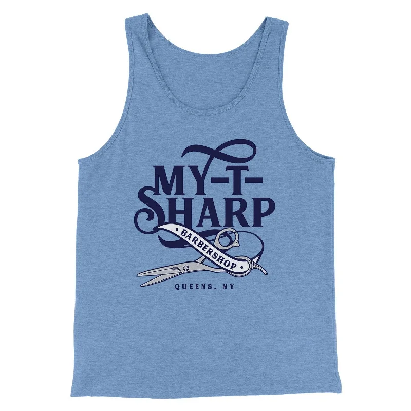 Urban Luxe Comfy Pants My-T-Sharp Barbershop Funny Movie Men/Unisex Tank Top