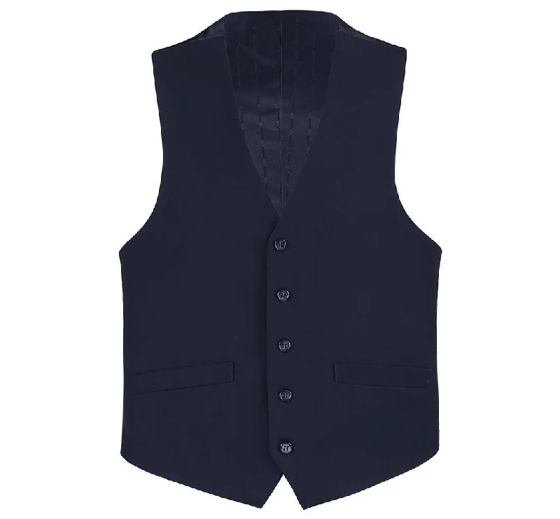 Smart Urban Fashion Bottoms Navy Suit Separates Vest