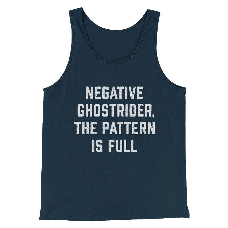 Heritage Urban Comfy Tops Negative Ghostrider The Pattern Is Full Funny Movie Men/Unisex Tank Top