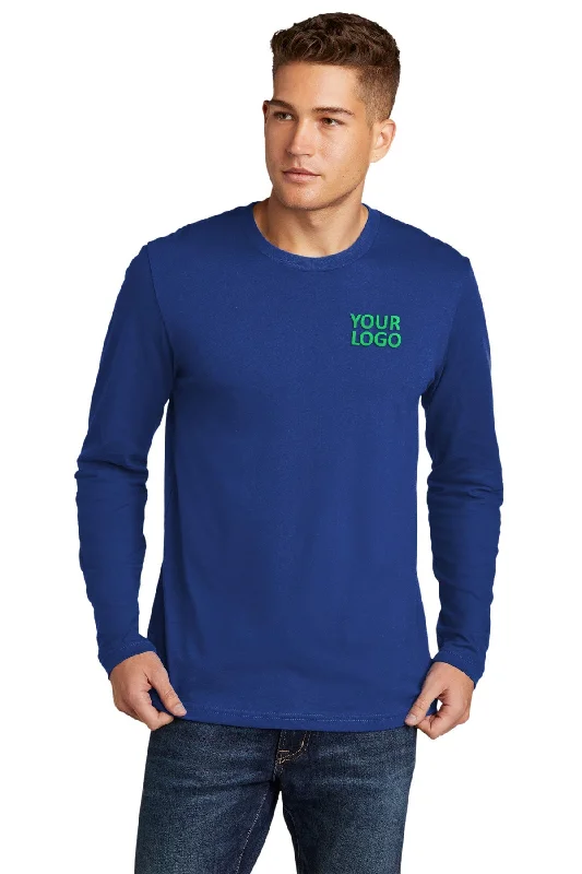 Smart Minimal Timeless Wardrobe Next Level Cotton Long Sleeve Customized Tee's, Royal Smart Minimal Timeless Wardrobe Next Level Cotton Long Sleeve Customized Tee's, Royal