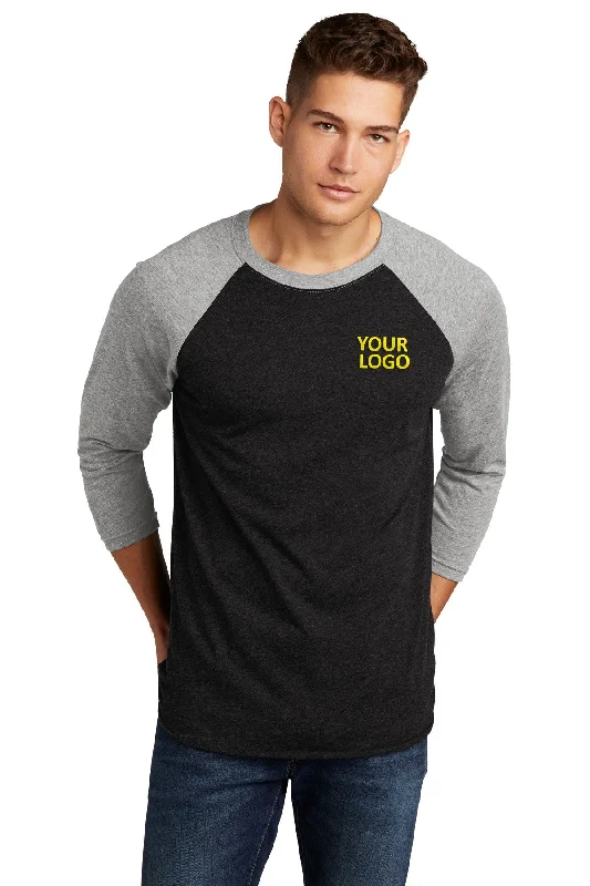Contemporary Minimal Comfortable Fits Next Level 3/4-Sleeve Custom Raglan Tee's, Pr Heather/ Vin Black Contemporary Minimal Comfortable Fits Next Level 3/4-Sleeve Custom Raglan Tee's, Pr Heather/ Vin Black