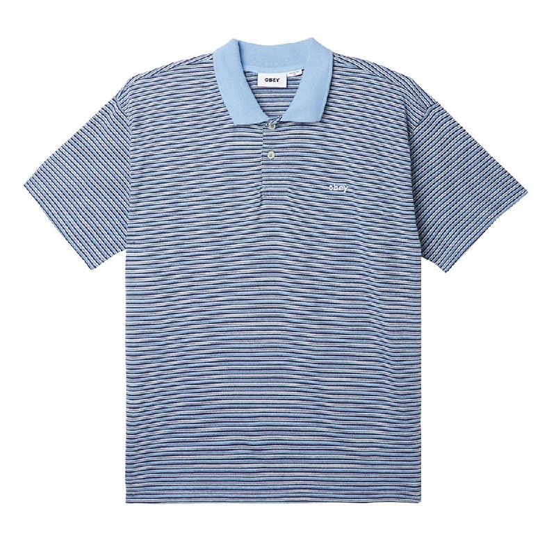 Rugged Rebel Stylish Jackets OBEY BIGWIG CORPO POLO // ACADEMY NAVY MULTI