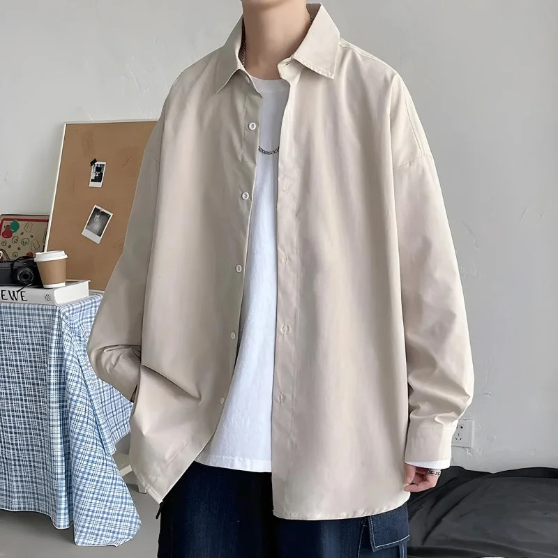 Retro Street Cool Pieces Oversized Shirt