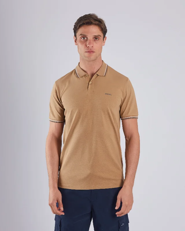 Relaxed Edge Comfy Tops Murray Polo Cuban Brown