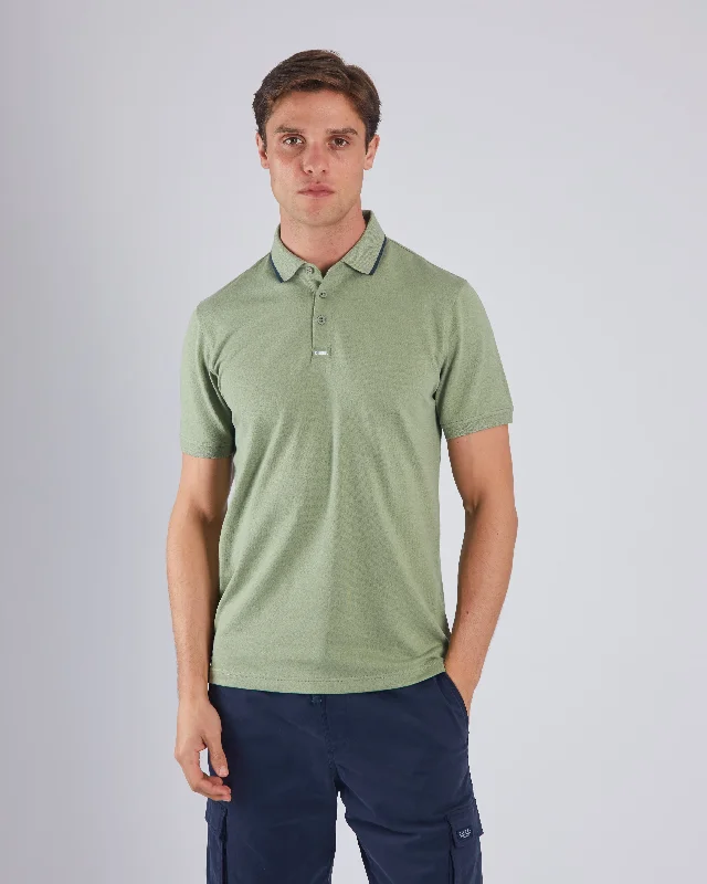 Urban Cool Relaxed Jackets Axel Polo Sugarcane Green