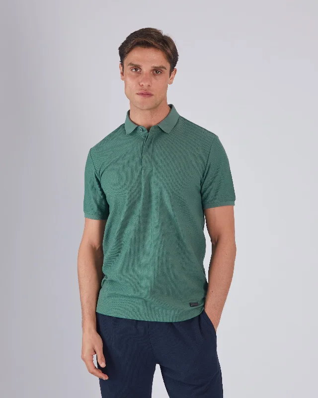 Modern Edgy Office Outfits Jaxon Polo Dark Forest