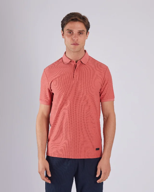 Vintage Contemporary Athletic Gear Jaxon Polo Faded Rose