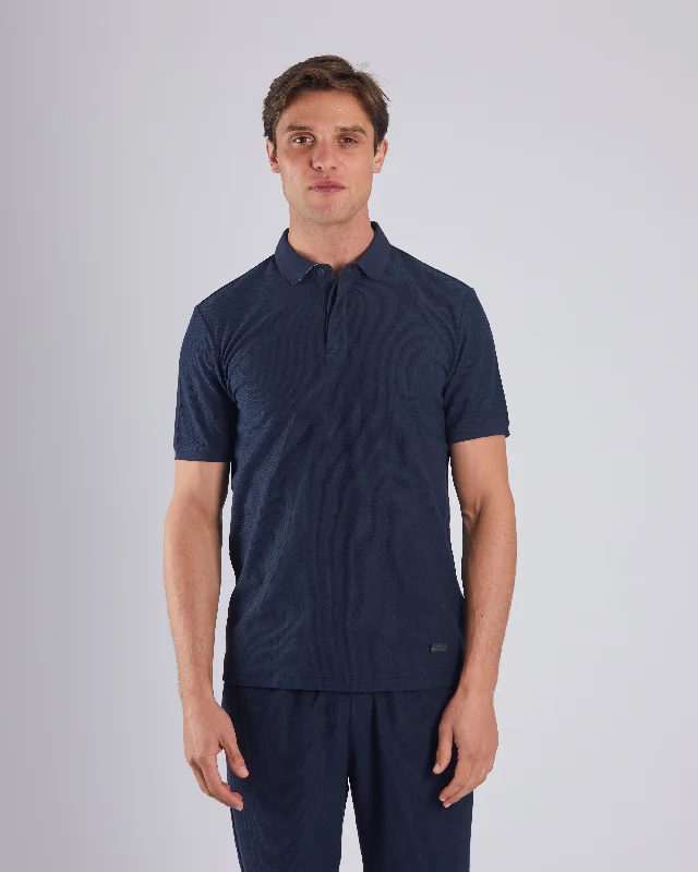 Minimal Polished Stylish Suits Jaxon Polo Sail Navy