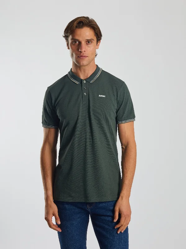 Vintage Street Trendy Apparel Pogba Polo Workwear Green